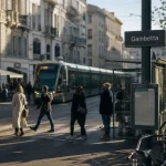 Gambetta Montpellier, tram et stationnement serré