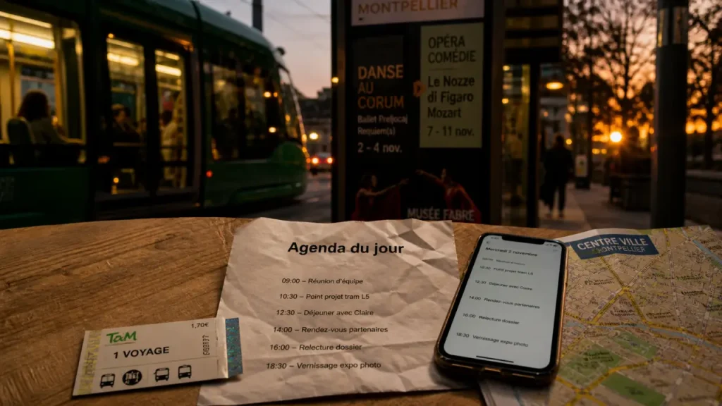 Agenda et plan pour manifestations Montpellier aujourd'hui, sorties et quoi voir.