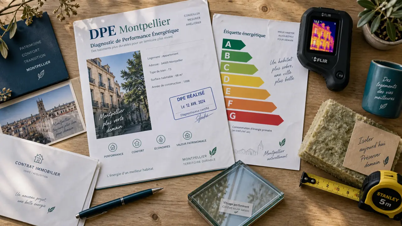 DPE Montpellier : classe énergétique pour vendre, louer ou rénover