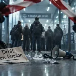 Fac de droit : un étudiant interpellé après l’évacuation du blocus