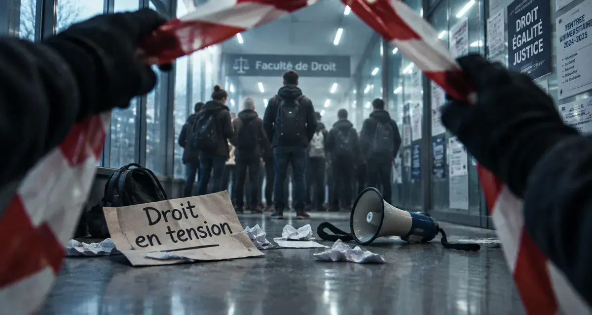 Fac de droit : un étudiant interpellé après l’évacuation du blocus