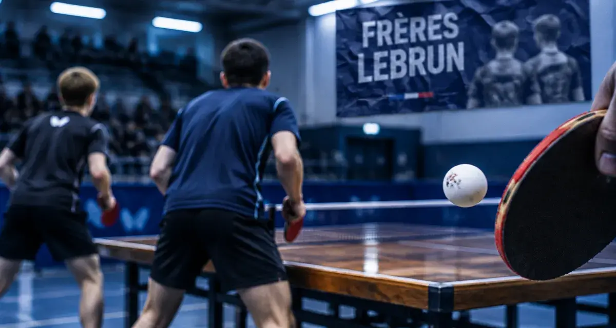 Tennis de table : les frères Lebrun déjà assurés de médailles européennes
