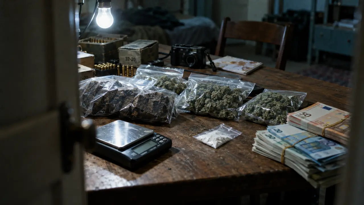 Trafic de drogue à Grabels : cannabis, cocaïne et munitions saisis dans un appartement