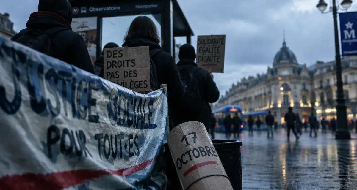 Mobilisations du 17 octobre : rassemblements et blocages à Montpellier