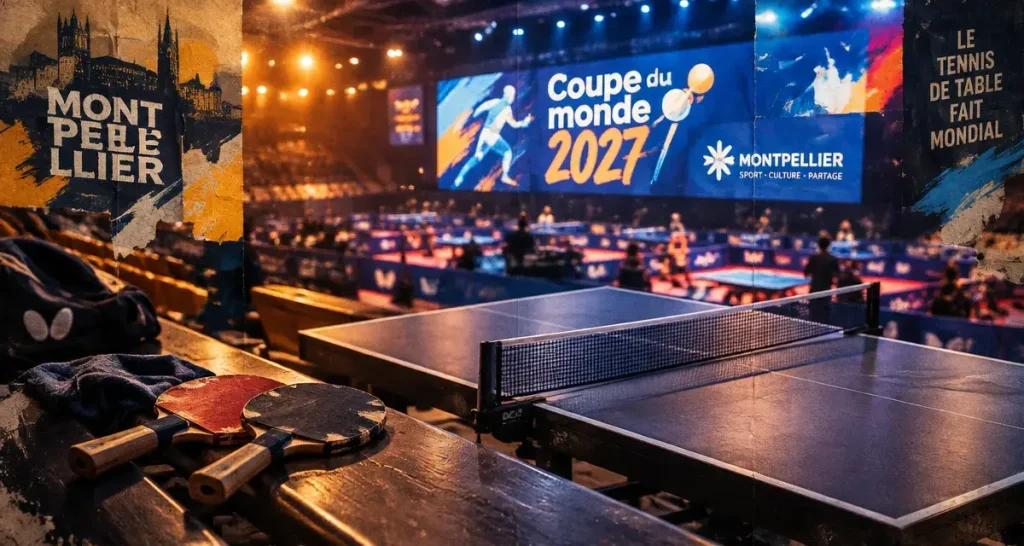 Montpellier accueillera la Coupe du monde de tennis de table en 2027