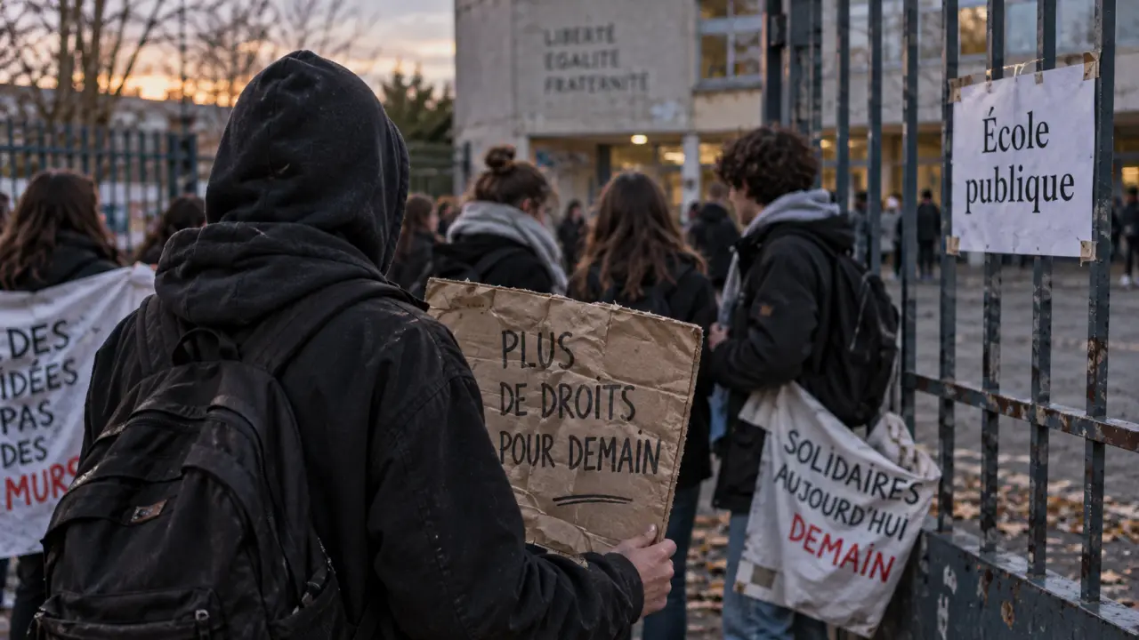 À Montpellier, Michaël Delafosse soutient les revendications des lycéens