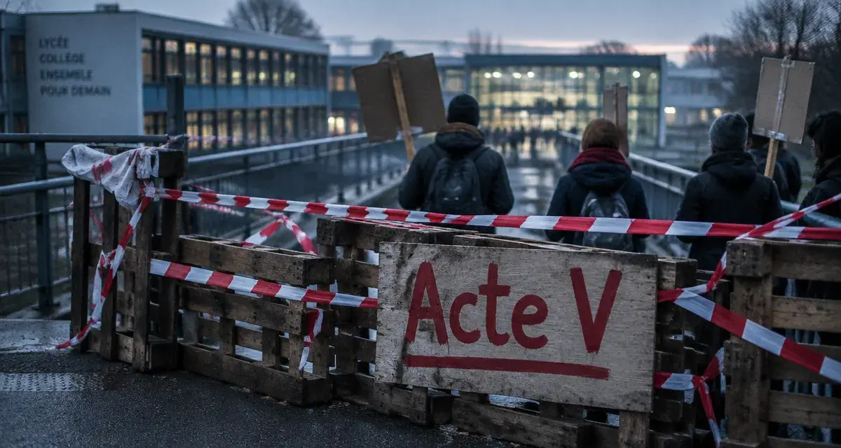 À Montpellier, lycéens et étudiants poursuivent les blocages
