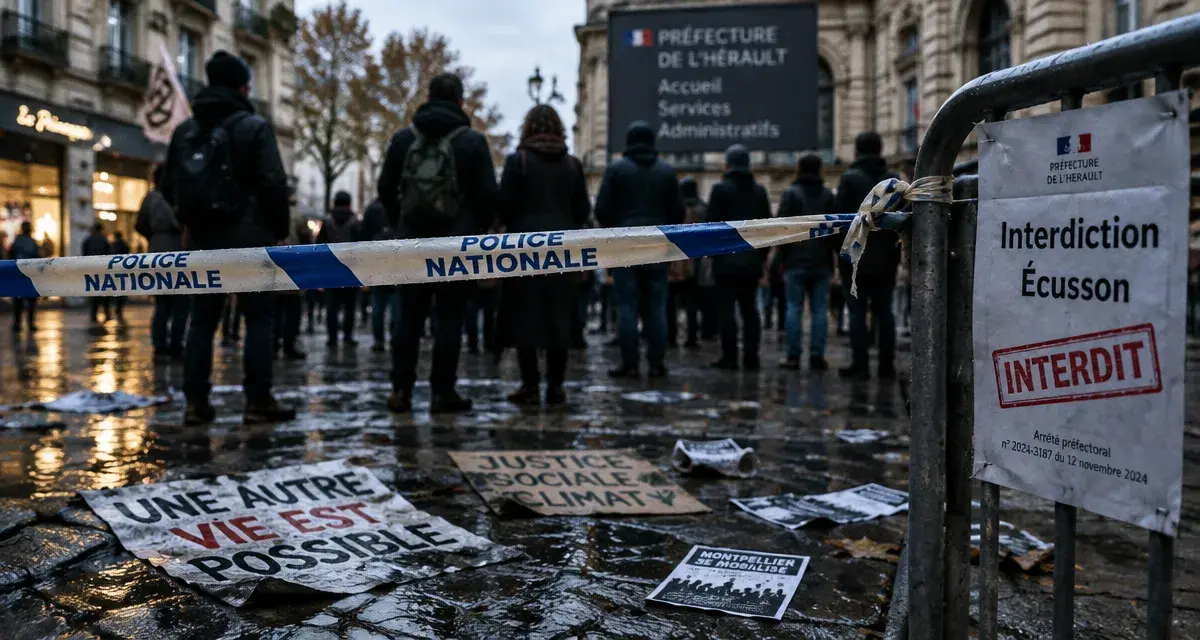 Montpellier : les manifestations interdites dans l’Écusson jeudi