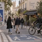 Montpellier : les règles de circulation dans la zone de rencontre Fabrègues
