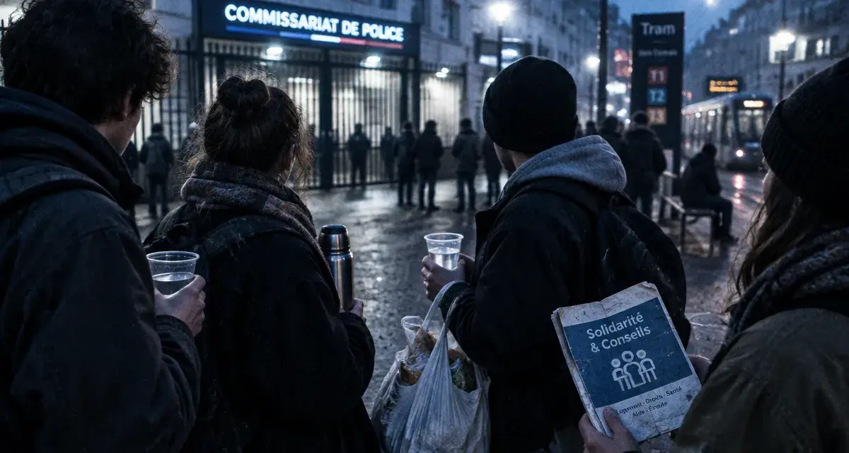 À Montpellier, une veille devant le commissariat après les interpellations du 17 octobre