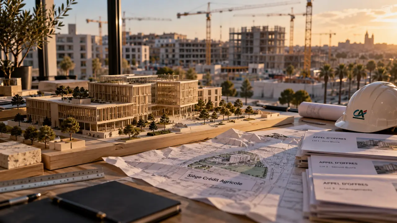 Le groupe NGE construira le futur siège du Crédit Agricole du Languedoc à Montpellier