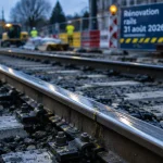 Tramway : travaux de rénovation des rails annoncés jusqu’au 31 août