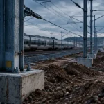 Travaux SNCF entre Montpellier et Sète : 85 poteaux caténaires remplacés